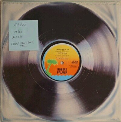 Robert Palmer Looking For Clues Vinyl Record VG+/VG 12WIP6651 1980