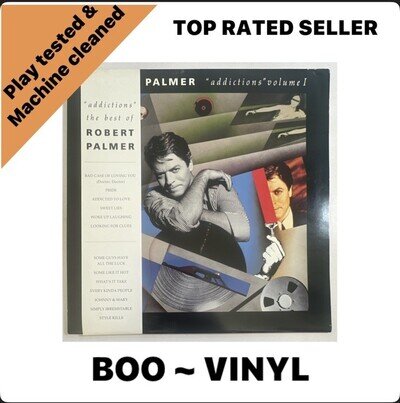 Robert Palmer Addictions Volume 1 Vinyl Record ILPS 9944 1989 NM / EX