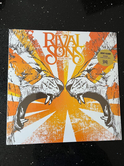 Rival Sons - Before the Fire. Orange Translucent vinyl LP NEW SEALED