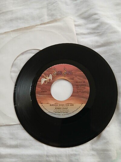 ROBERT PLANT. BURNING DOWN ONE SIDE - U.S.A. SWAN SONG SS 7-99979