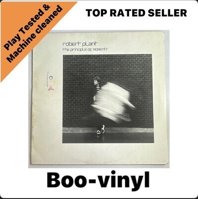Robert Plant The Principle Of Moments Vinyl Lp Record Rock VG+ / VG+ Condition