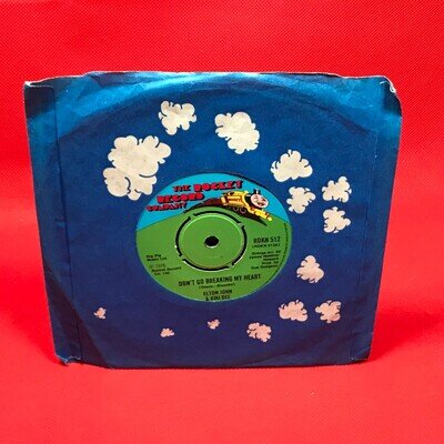 ELTON JOHN & KIKI DEE Don't Go Breaking My Heart 1976 UK 7" vinyl single 45 X