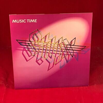 STYX Music Time - 1984 UK 7" PROMO Vinyl single Heavy Metal Poisoning A&M 45