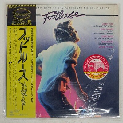 OST(KENNY LOGGINS) FOOTLOOSE CBS/SONY 28AP2770 Japan OBI SHRINK VINYL LP