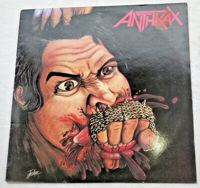 ANTHRAX "FISTFUL OF METAL" ORIG 1984 UK VINYL LP MUSIC FOR NATIONS MFN14 A1 / B1