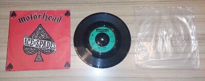 Motorhead - Ace of Spades 7" Single Record Heavy Metal Hard Rock 1980 EX/VG