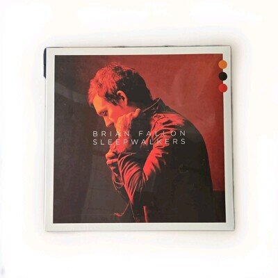 Brian Fallon Sleepwalkers Deluxe Red Vinyl x 2 Art Prints Gaslight Anthem