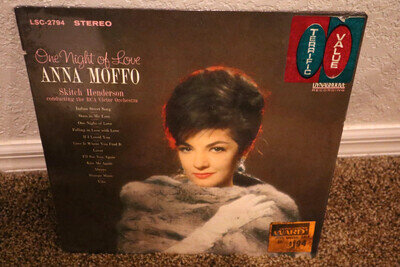 ANNA MOFFO ONE NIGHT OF LOVE STEREO ALBUM 1965 NEW AND SEALED !