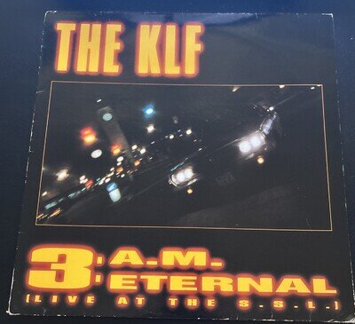 KLF - 3 A.M. Eternal Live At The S.S.L. - 12" Vinyl Disk