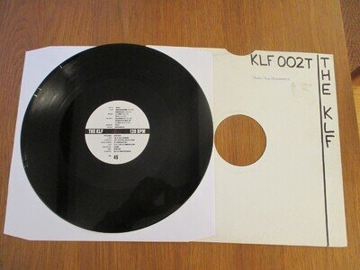 KLF Burn the Bastards UK 12" KLF 002T VG+ 2 tracks
