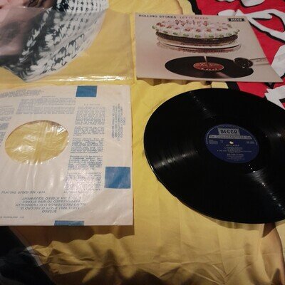 THE ROLLING STONES LET IT BLEED VINYL LP-STEREO-SKL-5025-1W-5W-REISSUE BUT GOOD