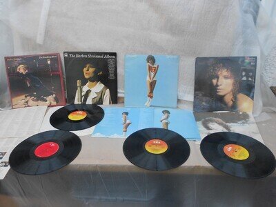 set 1 of 4 Barbra Streisand albums in good condition