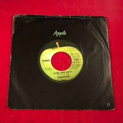 BADFINGER Come And Get It 1969 USA 7" vinyl single Apple Records original 45 B