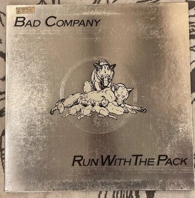Bad Company Run with the Pack Vinyl LP 1976 (PLAY TESTED)