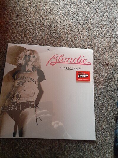 BLONDIE LP Headlines CLEAR VINYL Ltd 300 ONLY Live at the Paradise Boston 1978