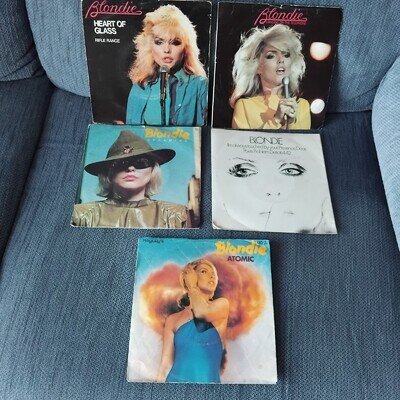 Job Lot of 5 Blondie Singles 7"