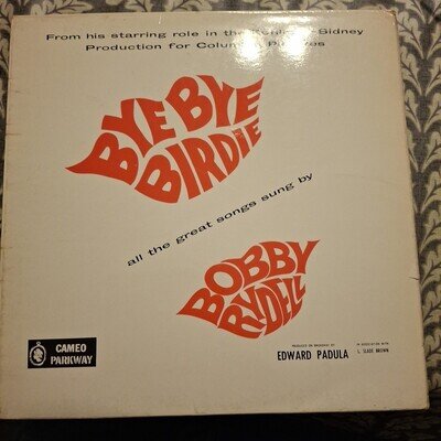 BOBBY RYDELL "BYE BYE BIRDIE" SOUNDTRACK VINYL LP 1963 VG+