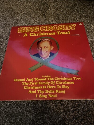 Bing Crosby A Christmas Toast Lp