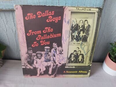 The Dallas Boys – From The Palladium To You Vinyl LP Signed Autographed Record
