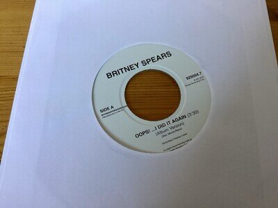 Britney Spears-Ooops I Did It Again. Jive Records 2000. Jukebox Promo 7” Single