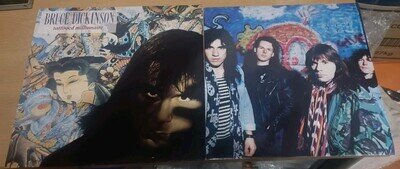 Bruce Dickinson Iron Maiden Tattooed Millionaire RARE Promo Photo & Press Pack