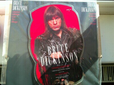 BRUCE DICKINSON - SHAPED PICTURE DISC -EX.
