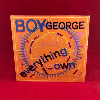 BOY GEORGE Everything I Own 1987 UK 7" Vinyl single virgin record 45 C