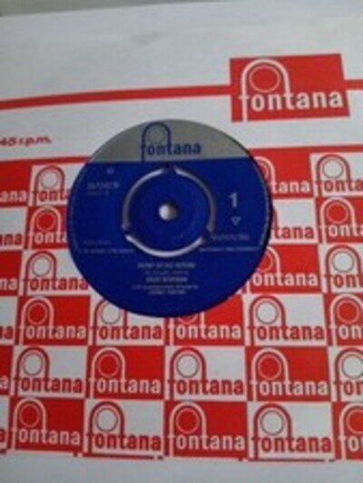 Brad Newman - Point Of No Return (Fontana 267243 TF) EX Vinyl Record 7"