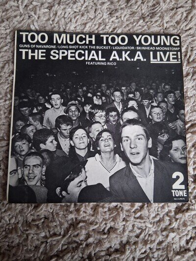 The Specials A.K.A Live 7” Single ‘Too Much Too Young’ Vinyl