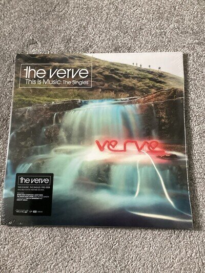 THE VERVE This Is Music:The Singles Double Black Vinyl LP 2024 MINT & SEALED