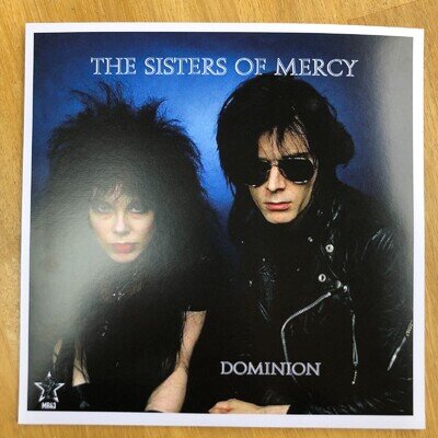 THE SISTERS OF MERCY Dominion 45 7" Vinyl Single record with unique Sleeve