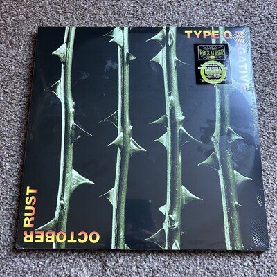 Type O Negative - October Rust - 2024 Sealed Green Coloured Vinyl Rocktober