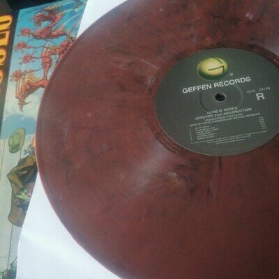 Guns n roses appetite for destruction brown Vinyl good condition