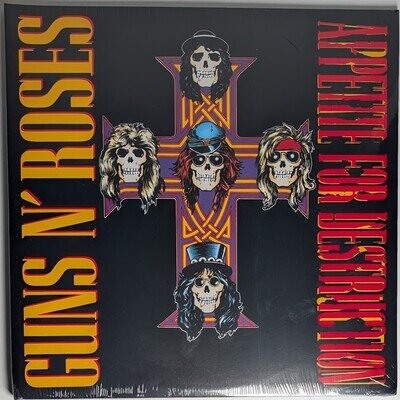 Guns N’ Roses – Appetite for Destruction Vinyl 2022 Reissue, Open not played.