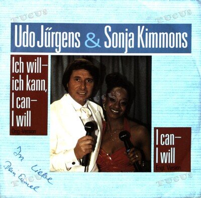Udo Jürgens & Sonja Kimmons - Ich Will-Ich Kann, I Can-I Will 7in (VG/VG) .*