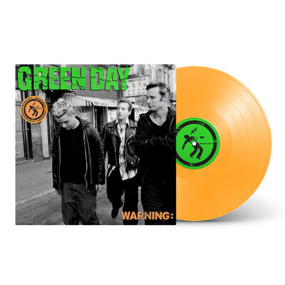 Green Day 'Warning' Neon Orange Vinyl - NEW