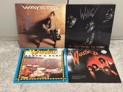 WAYSTED/UFO - 1ST PRESS LP/12" LOT 80'S HARD ROCK ALL EX-EX+ CONDITIONS **L@@K**