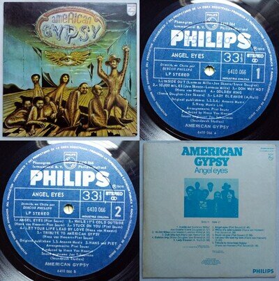 AMERICAN GYPSY ANGEL EYES 1975 UNIQ CVR KILLER SOUL FUNK MEGARARE CHILEAN PRESS!