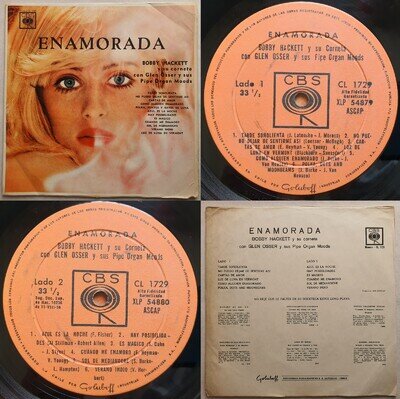 BOBBY HACKETT THE MOST BEAUTIFUL HORN 1965 MONO UNIQ CVR & PS RARE CHILEAN PRESS