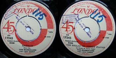 THE MARMALADE RAINBOW 1970 PROMO UNIQ MATRIX ERROR SPANISH TITLES CHILEAN PRESS!