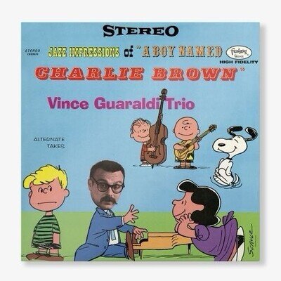 VINCE GUARALDI TRIO - JAZZ IMPRESSIONS OF A BOY NAMED CHARLIE BROWN (LP) New