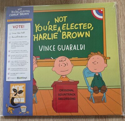Vince Guaraldi ‎– You're Not Elected Charlie Brown Woodstock Yellow Vinyl (2024)