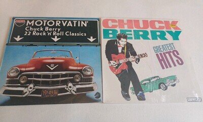 CHUCK BERRY GREATEST HITS SHOWCASE & Motorvation. VINYL LP 12"