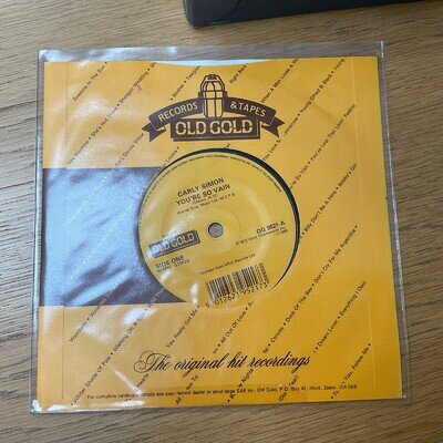 Carly Simon - Your So Vain - 7" Single, In Very Good Condition, 1985 Reissue