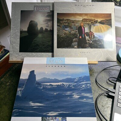 3 CLANNAD Vinyl LPs - Magical Ring, Sirius, Atlantic Realm - Excellent!
