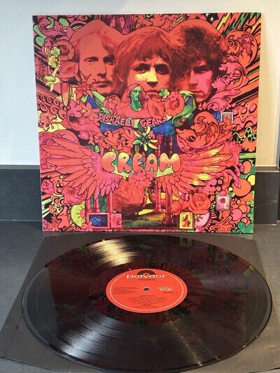 Cream – Disraeli Gears 180g Reissue Vinyl LP – Polydor 535484-3 Nm Nm