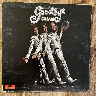 CREAM - GOODBYE VG/EX VINYL LP / GATEFOLD / FIRST PRESSING UK