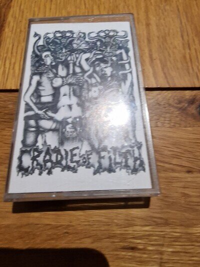 Cradle of Filth Total F******G Darkness casette 1992 Mint