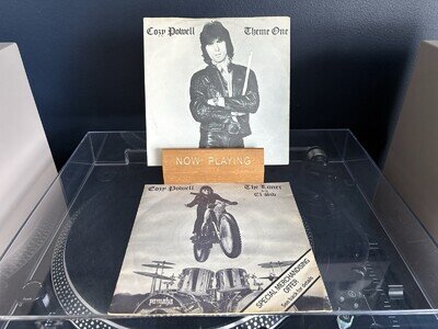 Cozy Powell Theme One Red Vinyl VG+/VG+ The Loner Blue Vinyl VG+/VG+