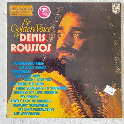 Demis Roussos, The Golden Voice Of Demis Roussos - Folk Rock, Pop Rock Vinyl LP